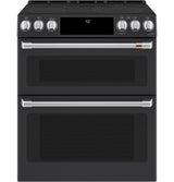 CAFÉ™ Front Control Electric Knobs and Handles - Brushed Stainless CXFCEHKPMSS