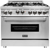 ZLINE 36" Stainless Steel Pro Style Gas Range RG36