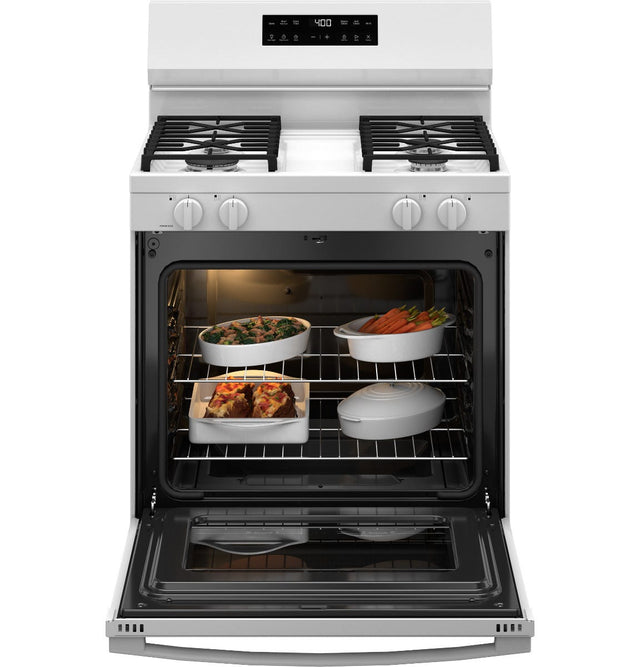 GE® 30" Free-Standing Gas Range GGF400PVWW