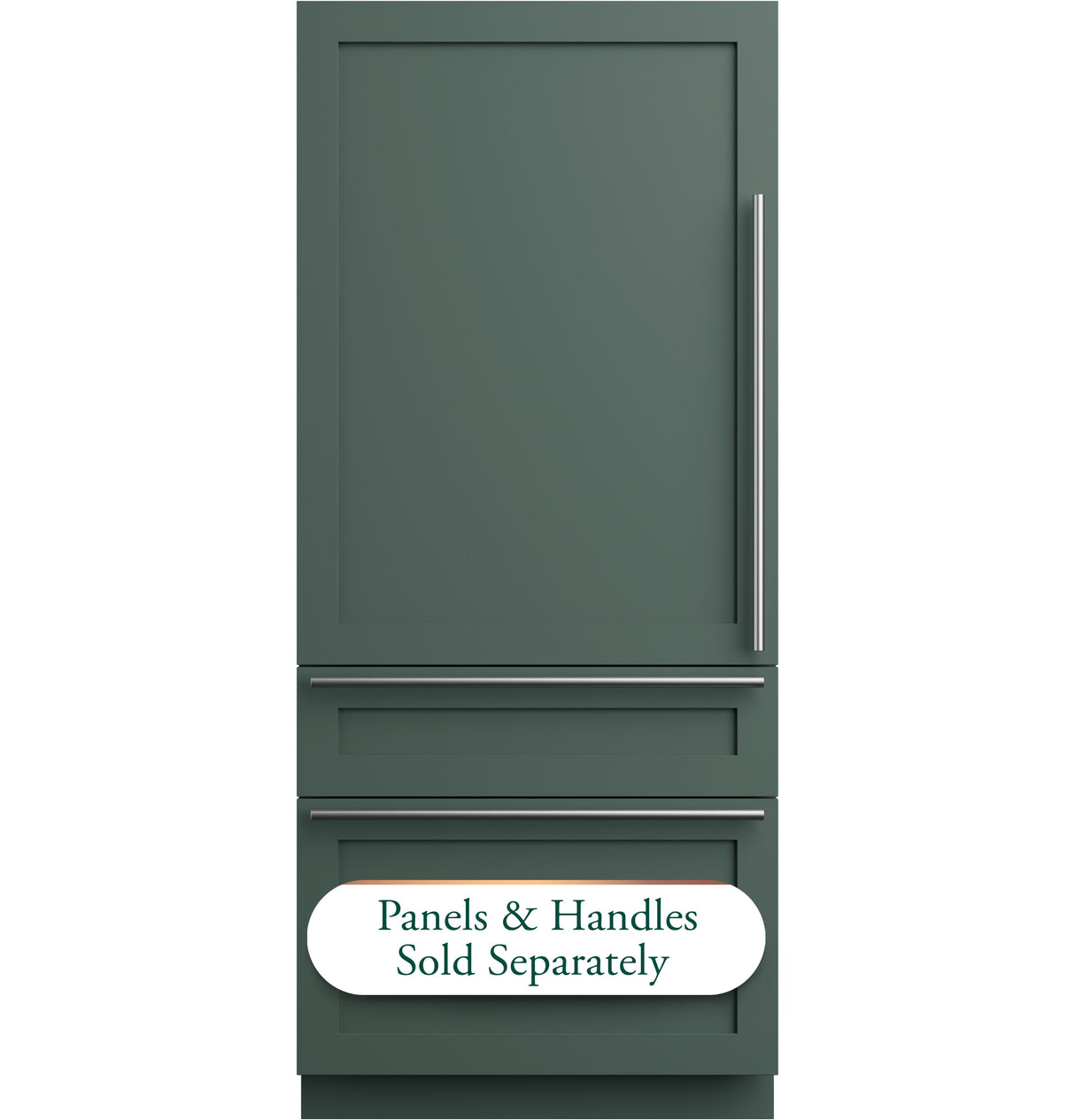 CAFE™ 36" Panel-Ready Integrated Bottom-Freezer Refrigerator – Left Swing CIC36LK6ZII