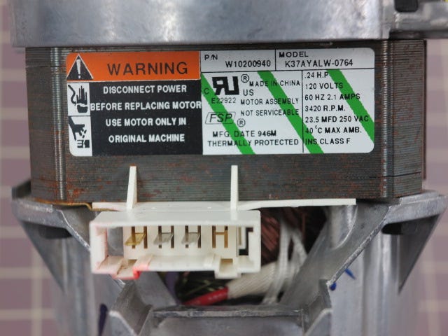 Circulation Pump Motor W10200940