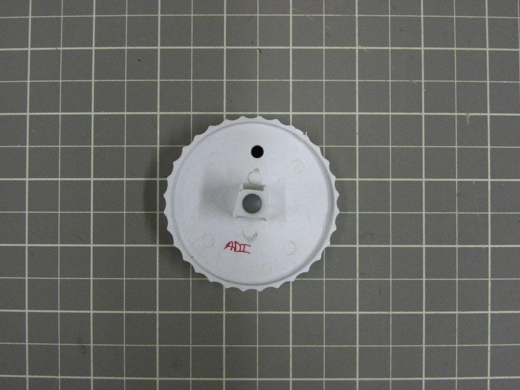GE Refrigerator Control Wheel (White) WR02X9258