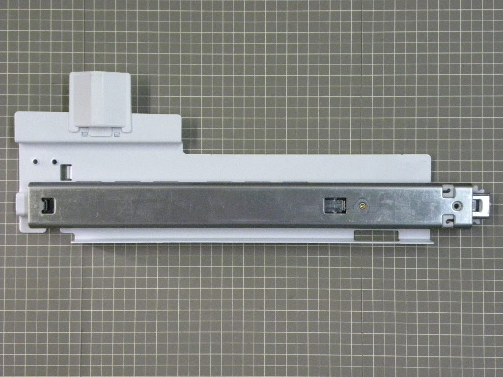 GE Refrigerator Rail Slide Low L WR72X10265