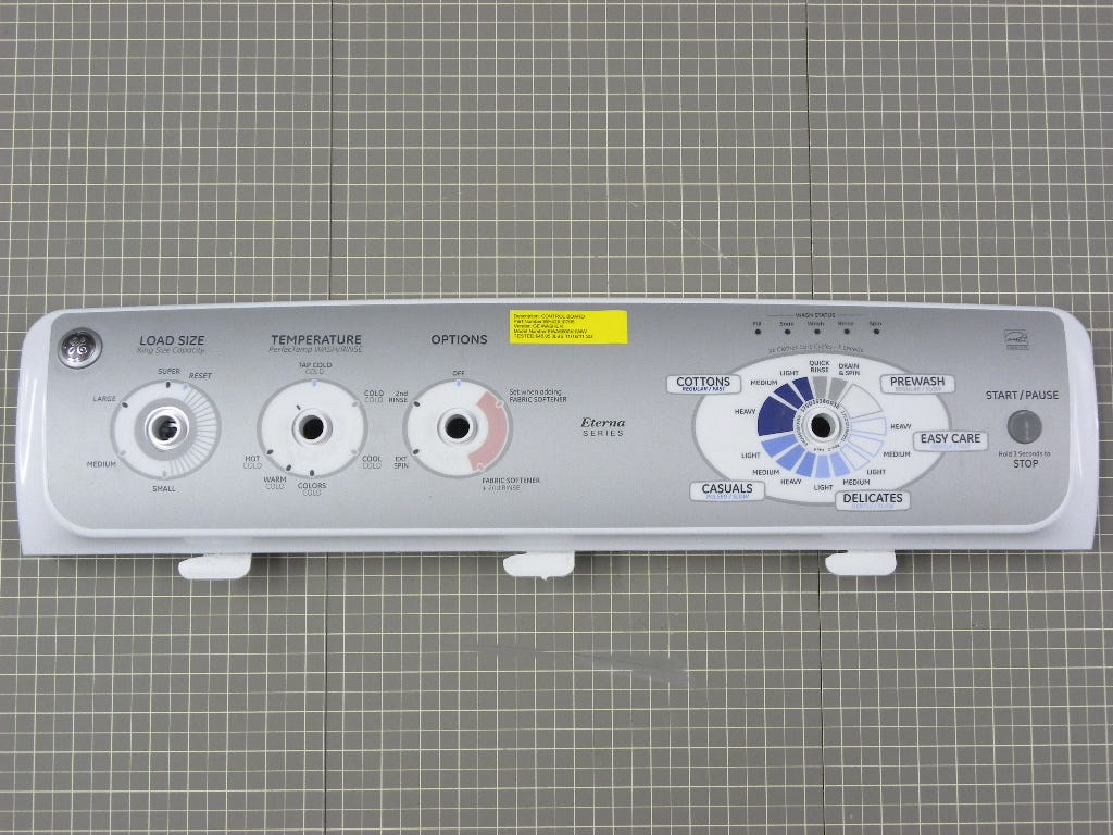 GE Washer Control Board WH42X10795