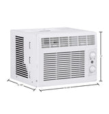 GE 5,000 BTU Mechanical Window Air Conditioner for Small Rooms up to 150 sq ft. AHT05LZ