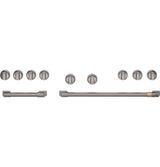 CAFÉ™ 48” Brushed Black Handle & Knob Set for Pro Range and Rangetop CXPR8HKPTBT