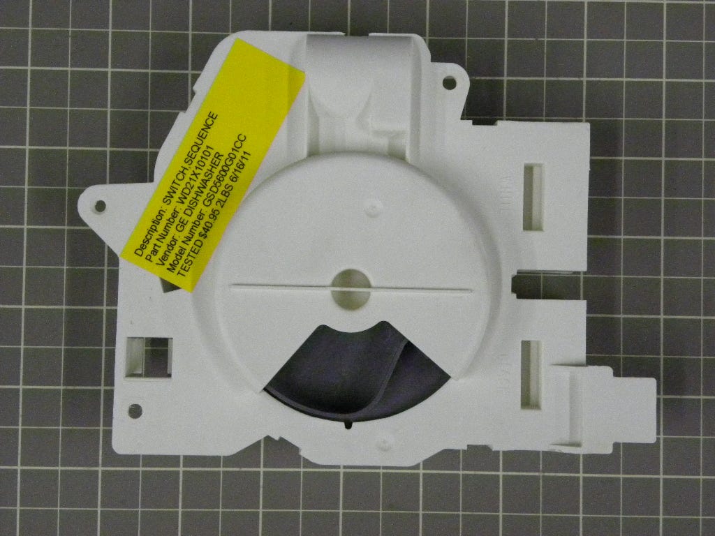 GE Dishwasher Sequence Switch WD21X10101