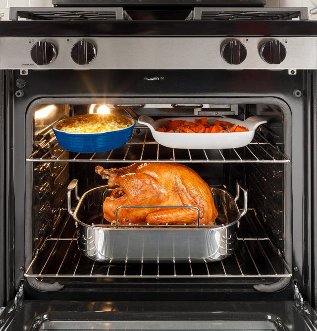 GE® 30" Free-Standing Gas Range GGF400PVBB