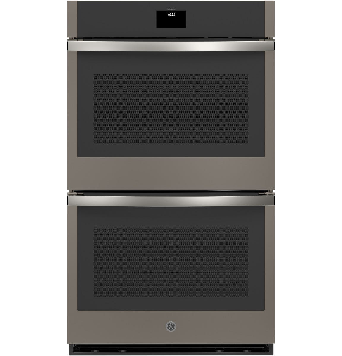 GE 30" Smart Built-In Self-Clean Convection Double Wall Oven with No Preheat Air Fry JTD5000EVES