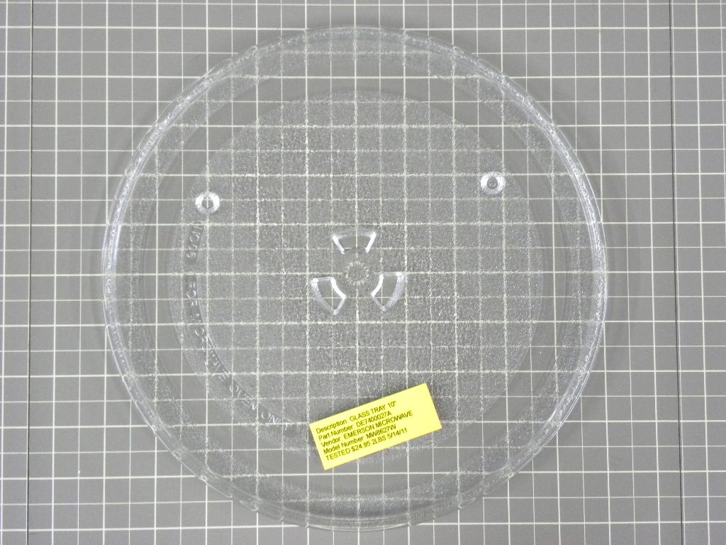 Emerson Microwave Glass Tray (10") DE7400027A