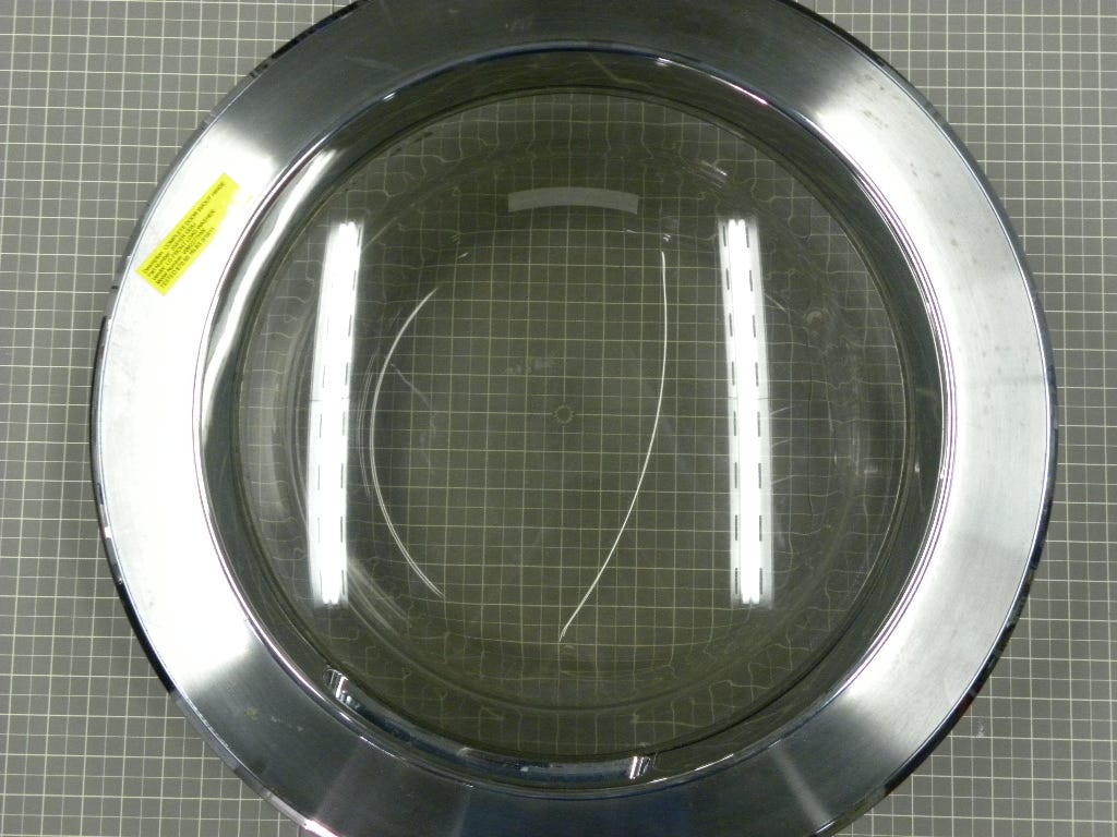 LG Washer Complete Door W/O Hinge 3581ER1008J