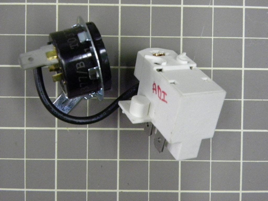 Frigidaire Refrigerator Overload Protector and Relay 5304470336