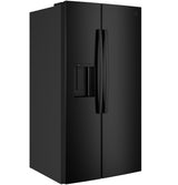 GE® ENERGY STAR® 25 Cu. Ft. Side-By-Side Refrigerator with Extra Tall Dispenser and In-Door Icemaker GSE28NGYBB