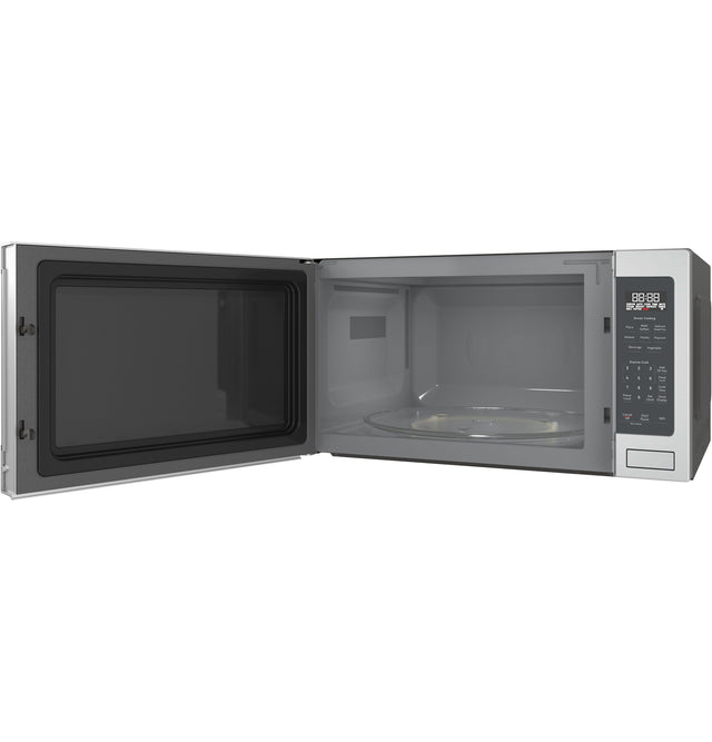 GE Profile™ 2.2 Cu. Ft. Countertop Sensor Microwave Oven PCST22U1WSS