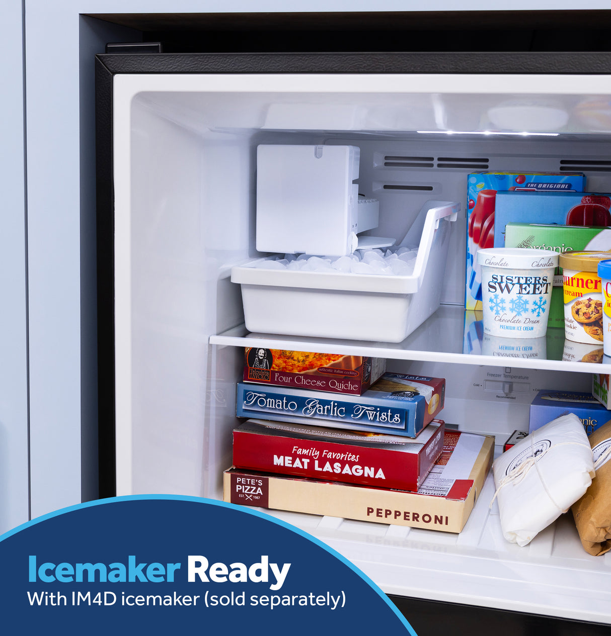 GE 19 Cu. Ft. Garage Ready Top-Freezer Refrigerator GPS19KGZBB