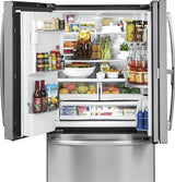 GE Profile Series 22.2 Cu. Ft. Counter-Depth French-Door Refrigerator with Door In Door and Hands-Free AutoFill PYD22KYNFS