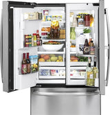 GE Profile Series 22.2 Cu. Ft. Counter-Depth French-Door Refrigerator with Door In Door and Hands-Free AutoFill PYD22KYNFS