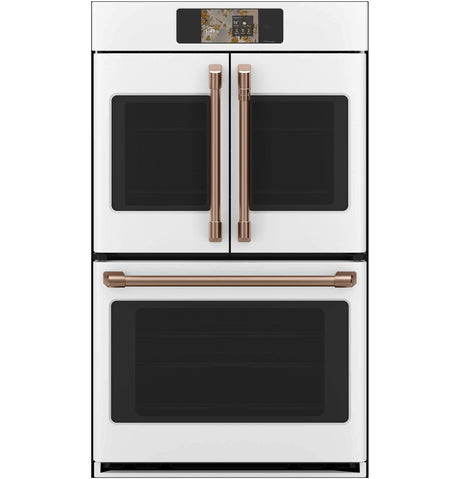 CAFÉ™ Professional Series 30" Smart Built-In Convection French-Door Double Wall Oven CTD90FP4ZW2