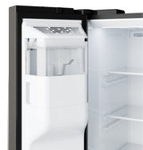 GE 23.6 Cu. Ft. Counter-Depth Side-By-Side Refrigerator with Extra Tall Dispenser and In-Door Icemaker GZS24NMYES