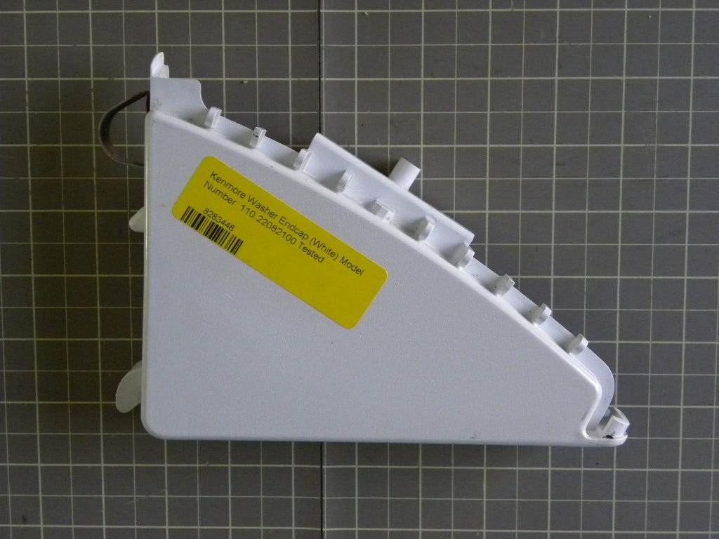 Kenmore Washer Endcap (White) 8283448