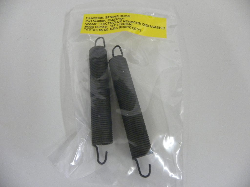 Electrolux Dishwasher Door Spring 154237401