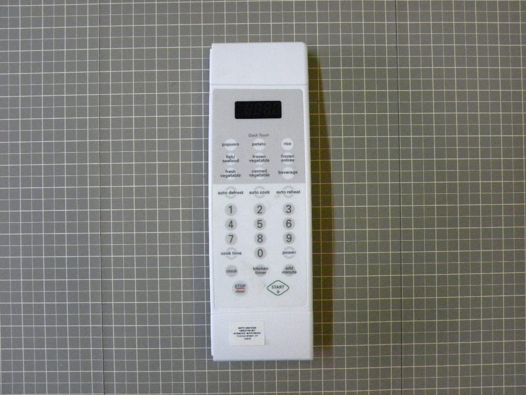 Kenmore Microwave Control Panel 383EW5A321A
