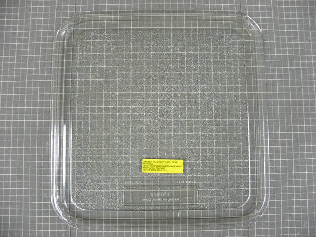 Montgomery Wards Microwave Glass Tray (15 3/8" x 15 3/4") KSA-8245A