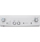 GE Unitized Spacemaker 3.8 cu. ft. Capacity Washer with Stainless Steel Basket and 5.9 cu. ft. Capacity Long Vent Electric Dryer GUV27ESSMWW