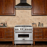 ZLINE 36" Stainless Steel Pro Style Gas Range RG36