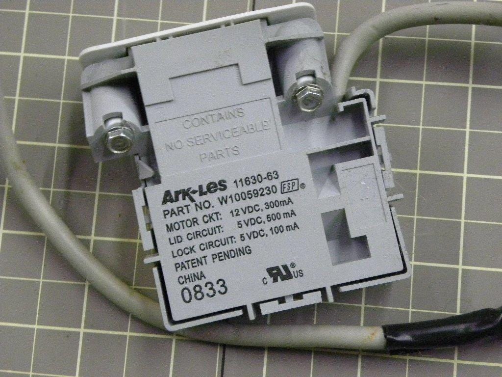 Lid Lock Mechanism W10059230