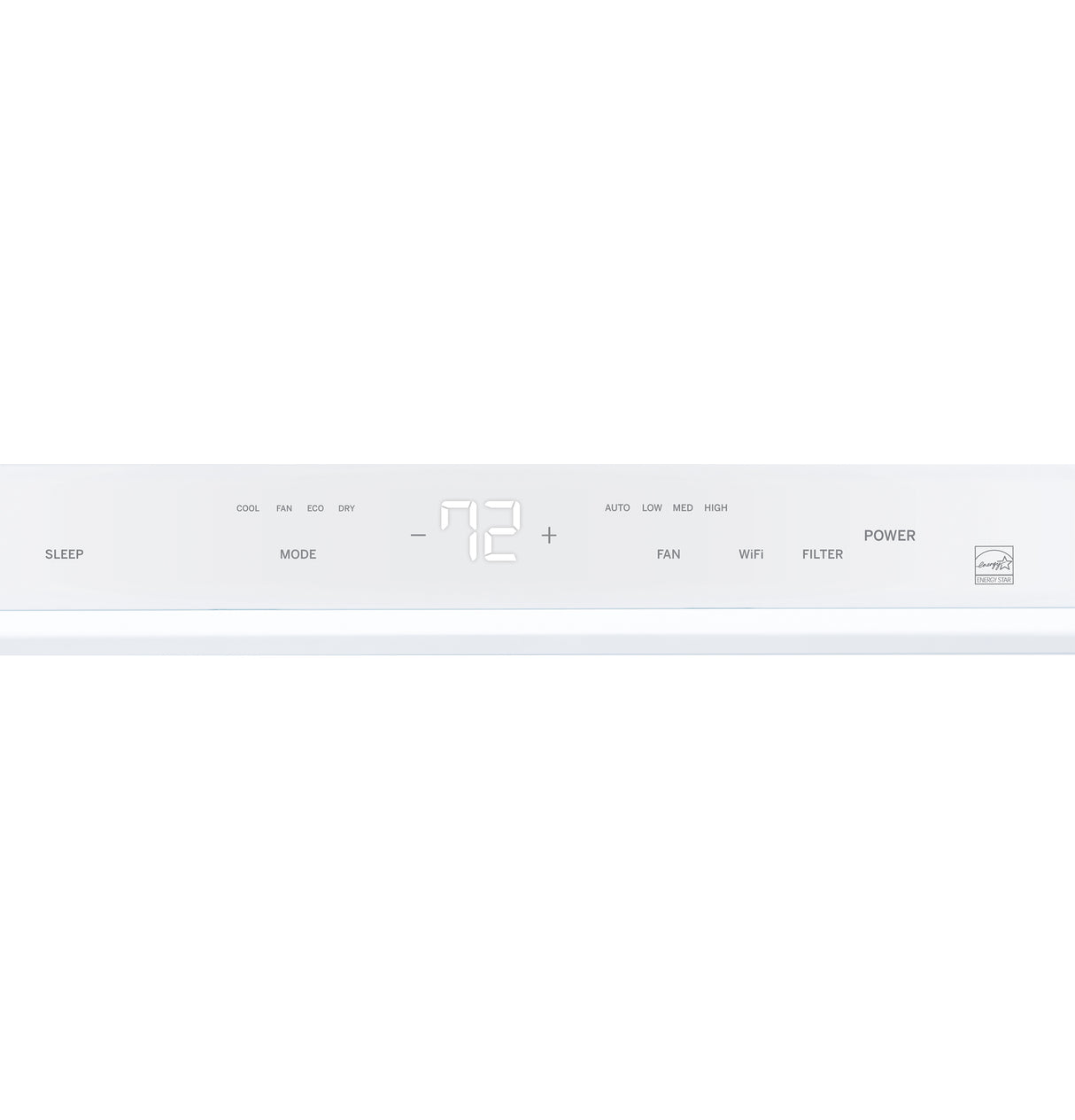 GE® ENERGY STAR® 230/208V Cool-Only 10,000 BTU Built-In Room Air Conditioner AJCQ10DWH