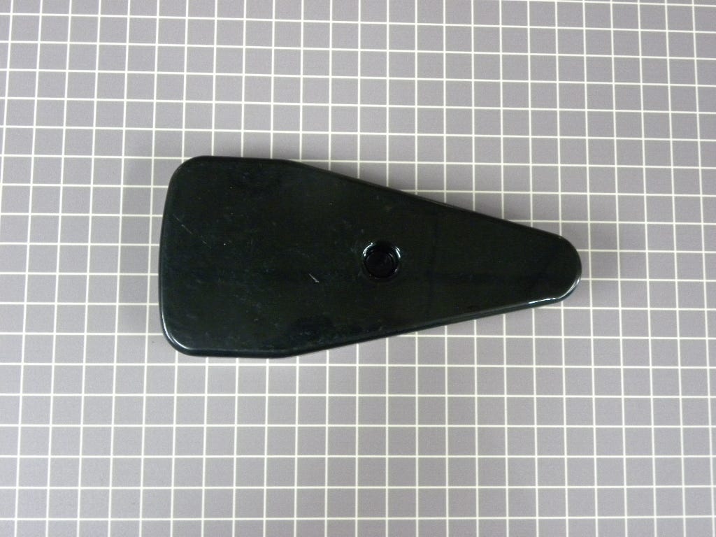 GE Refrigerator Hinge Cover (Black) WR02X10609