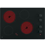 GE 30" Built-In Knob Control Electric Cooktop JP3030DWBB