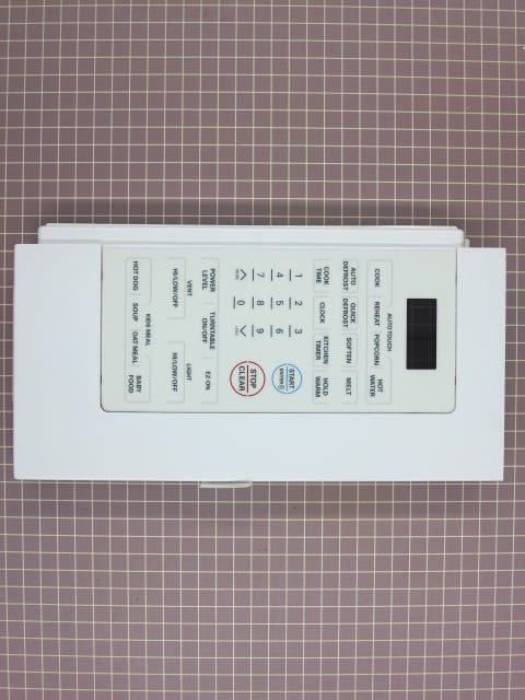 LG Microwave Control Panel (White) ACM49437001
