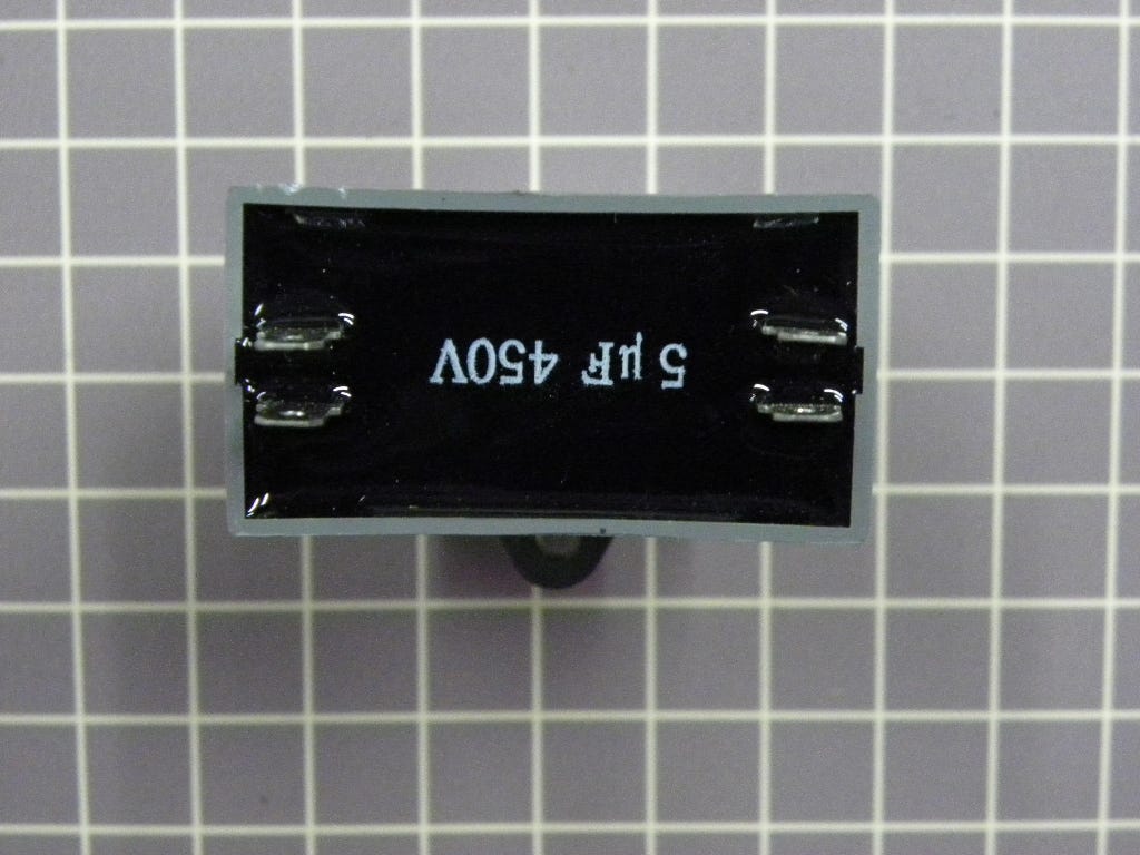 Soleus Dehumidifier Fan Motor Capacitor SG-DEH-70-1