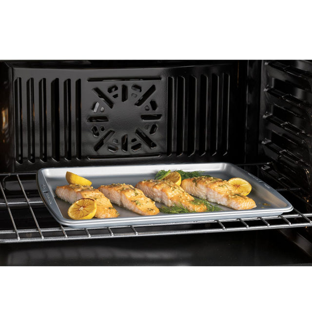 GE 30" Smart Built-In Self-Clean Convection Double Wall Oven with No Preheat Air Fry JTD5000SVSS