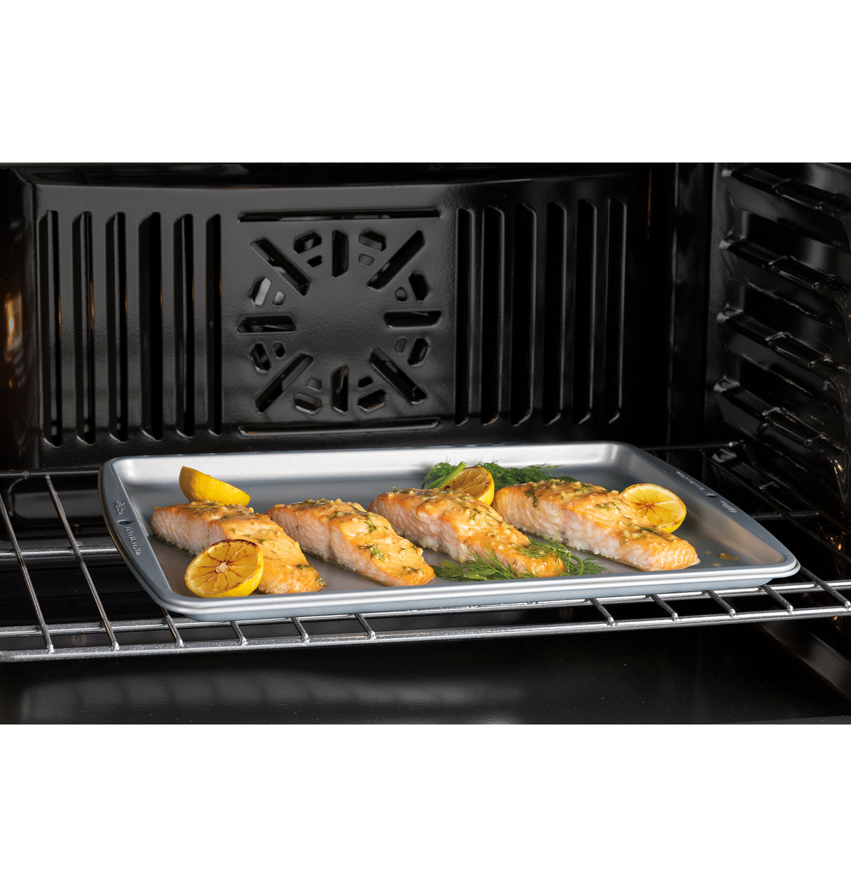 GE 27" Smart Built-In Convection Single Wall Oven with No Preheat Air Fry JKS5000DVBB