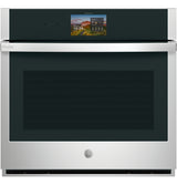 GE Profile™ 30" Smart Built-In Convection Single Wall Oven with In-Oven Camera and No Preheat Air Fry PTS9000SZSS