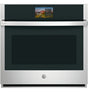 GE Profile™ 30" Smart Built-In Convection Single Wall Oven with In-Oven Camera and No Preheat Air Fry PTS9000SZSS