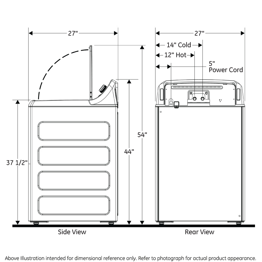 GE® 4.2 cu. ft. Capacity Commercial Washer with Stainless Steel Basket, Built-In App Payment System SITE WIFI REQUIRED VTW525ASRWB