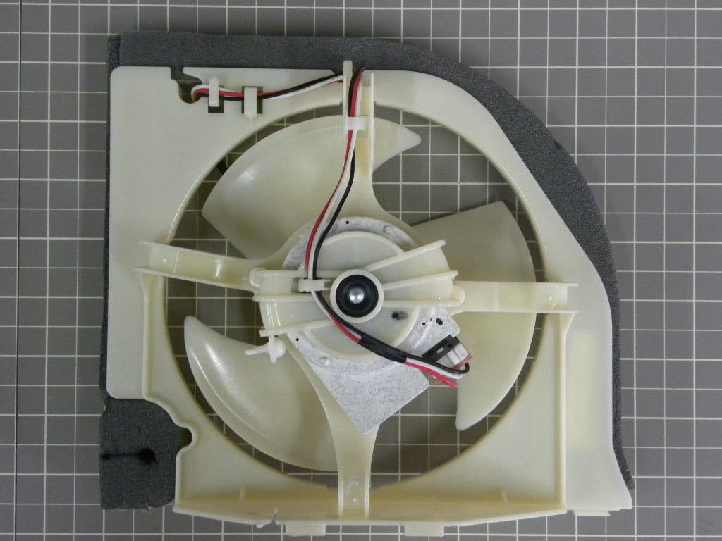 GE Refrigerator Condenser Fan WR60X10256