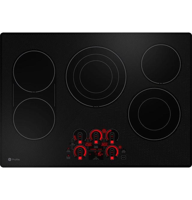 GE Profile™ 30" Built-In Touch Control Electric Cooktop PEP9030DTBB