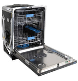 GE Profile™ ENERGY STAR® Panel-Ready Top Control Stainless Interior Dishwasher with Microban™ Antimicrobial Technology PDT715SIYII