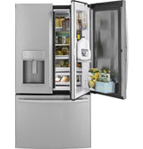 GE Profile Series 22.2 Cu. Ft. Counter-Depth French-Door Refrigerator with Door In Door and Hands-Free AutoFill PYD22KYNFS