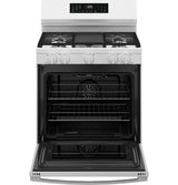 GE® 30" Free-Standing Gas Convection Range with No Preheat Air Fry and EasyWash™ Oven Tray GGF600AVWW