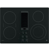 GE Profile 30" Downdraft Electric Cooktop PP9830DRBB-Black