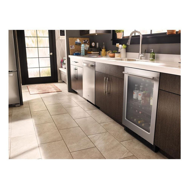 Whirlpool 24-inch Wide Undercounter Beverage Center with Towel Bar Handle- 5.2 cu. ft. WUB35X24HZ