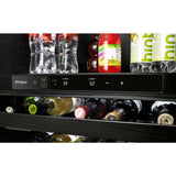 Whirlpool 24-inch Wide Undercounter Beverage Center with Towel Bar Handle- 5.2 cu. ft. WUB35X24HZ