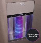 GE Profile™ ENERGY STAR® 23.5 Cu. Ft. Counter-Depth Side-By-Side Refrigerator with Hands-Free AutoFill and CustomSize™ Ice PZE24QYYFS