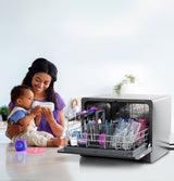 GE Profile™ ENERGY STAR® Smart Compact Dishwasher for Countertop or Built-In PZF560HGWBB